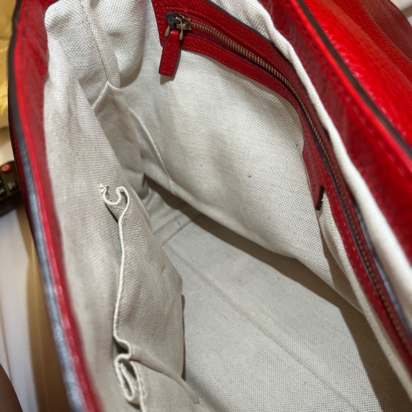 Gucci red leather bag - Picture 5 of 8